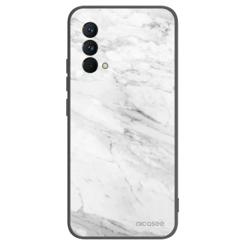 Picasee silikónový čierny obal pre Realme GT Master Edition 5G - White marble