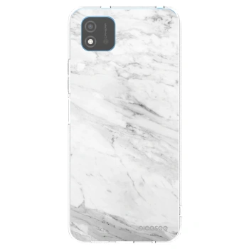 Picasee silikónový prehľadný obal pre Realme C11 (2021) - White marble