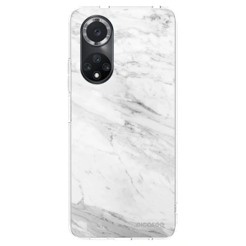 Picasee silikónový prehľadný obal pre Huawei Nova 9 SE - White marble