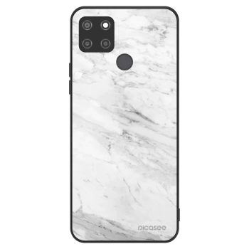 Obal pre Realme C21Y - White marble