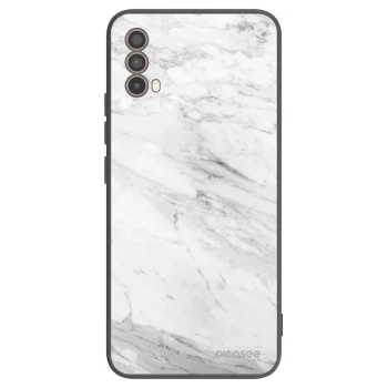 Obal pre Motorola Moto E40 - White marble