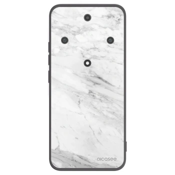 Picasee silikónový čierny obal pre Honor Magic5 Lite 5G - White marble