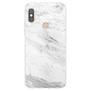 Obal pre Xiaomi Redmi Note 5 Global - White marble