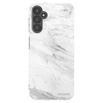 Picasee silikónový prehľadný obal pre Samsung Galaxy A14 4G A145R - White marble
