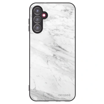 Picasee silikónový čierny obal pre Samsung Galaxy A14 5G A146P - White marble