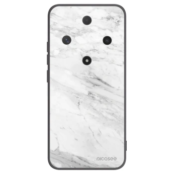 Picasee silikónový čierny obal pre Honor Magic6 Lite 5G - White marble