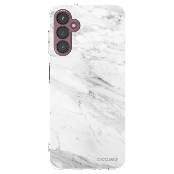 Picasee silikónový prehľadný obal pre Samsung Galaxy A05s A057G - White marble