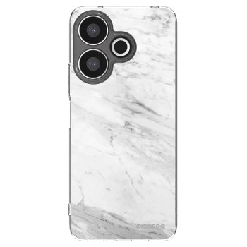 Picasee silikónový prehľadný obal pre Xiaomi Redmi 13 4G - White marble