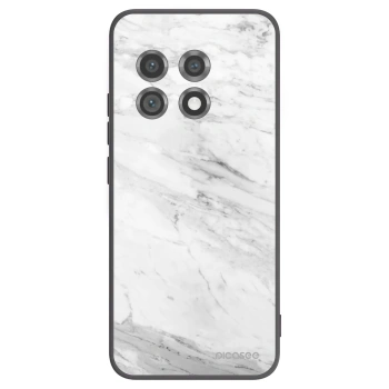 Picasee silikónový čierny obal pre OnePlus 11 5G - White marble