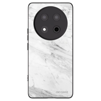 Picasee silikónový čierny obal pre Honor Magic7 Lite 5G - White marble