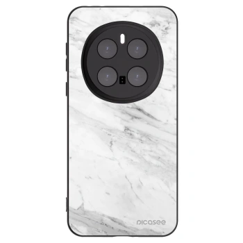 Picasee silikónový čierny obal pre Honor Magic7 Pro 5G - White marble