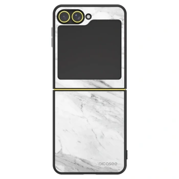 Obal pre Samsung Galaxy Z Flip6 5G - White marble