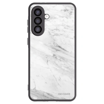 Picasee silikónový čierny obal pre Samsung Galaxy A26 5G A266B - White marble