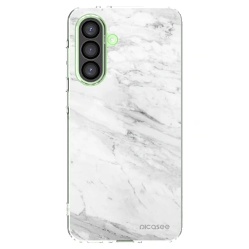 Picasee silikónový prehľadný obal pre Samsung Galaxy A26 5G A266B - White marble