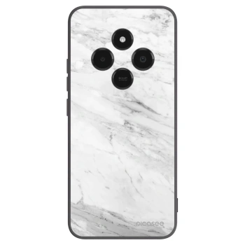 Picasee silikónový čierny obal pre Xiaomi Poco C75 - White marble