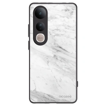 Picasee silikónový čierny obal pre Vivo V50 Lite 5G - White marble