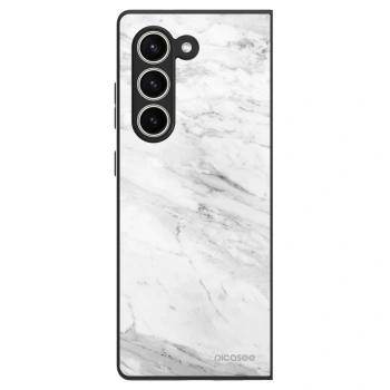 Obal pre Samsung Galaxy Z Fold5 5G - White marble