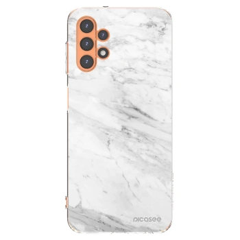 Picasee silikónový prehľadný obal pre Samsung Galaxy A13 5G - White marble