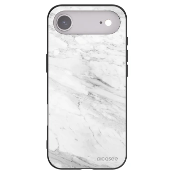 Picasee silikónový čierny obal pre Apple iPhone Air - White marble