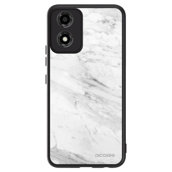 Obal pre Motorola Moto E14 - White marble