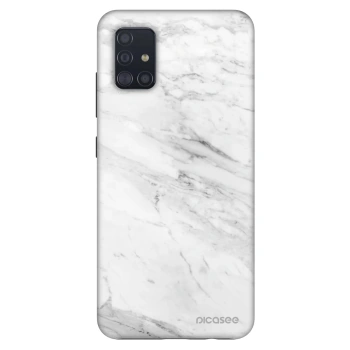 Obal pre Samsung Galaxy A51 A515F - White marble