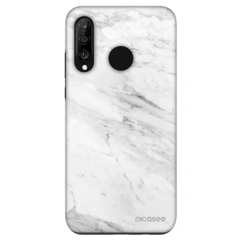 Obal pre Huawei P30 Lite - White marble