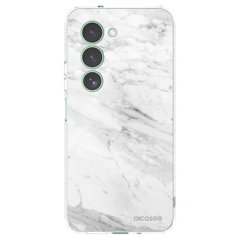 Picasee silikónový prehľadný obal pre Xiaomi Redmi 15 5G - White marble