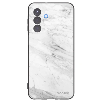 Picasee silikónový čierny obal pre Samsung Galaxy A17 5G - White marble