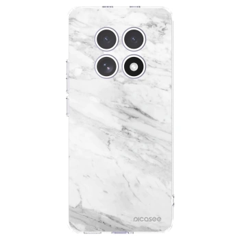 Picasee silikónový prehľadný obal pre Xiaomi Redmi Note 15 - White marble