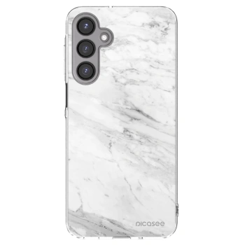 Picasee silikónový prehľadný obal pre Samsung Galaxy A16 4G - White marble