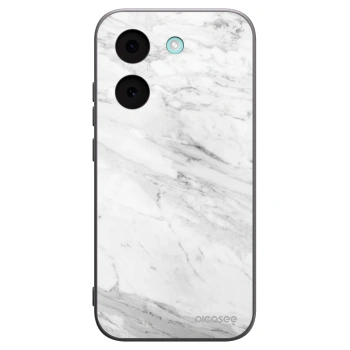Picasee silikónový čierny obal pre Xiaomi Poco X8 Pro - White marble