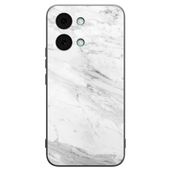 Picasee silikónový čierny obal pre Xiaomi Poco X8 Pro Max - White marble