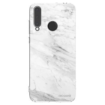 Picasee silikónový prehľadný obal pre Honor 20 Lite - White marble