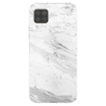 Picasee silikónový prehľadný obal pre Huawei P40 Lite - White marble