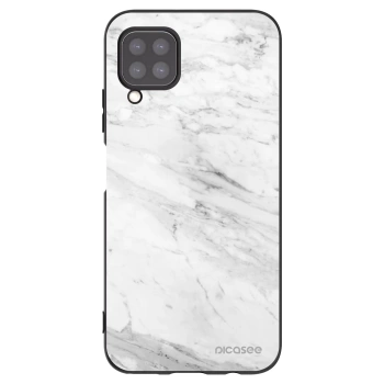 Picasee silikónový čierny obal pre Huawei P40 Lite - White marble