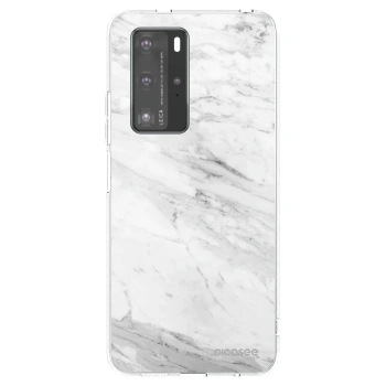 Obal pre Huawei P40 Pro - White marble