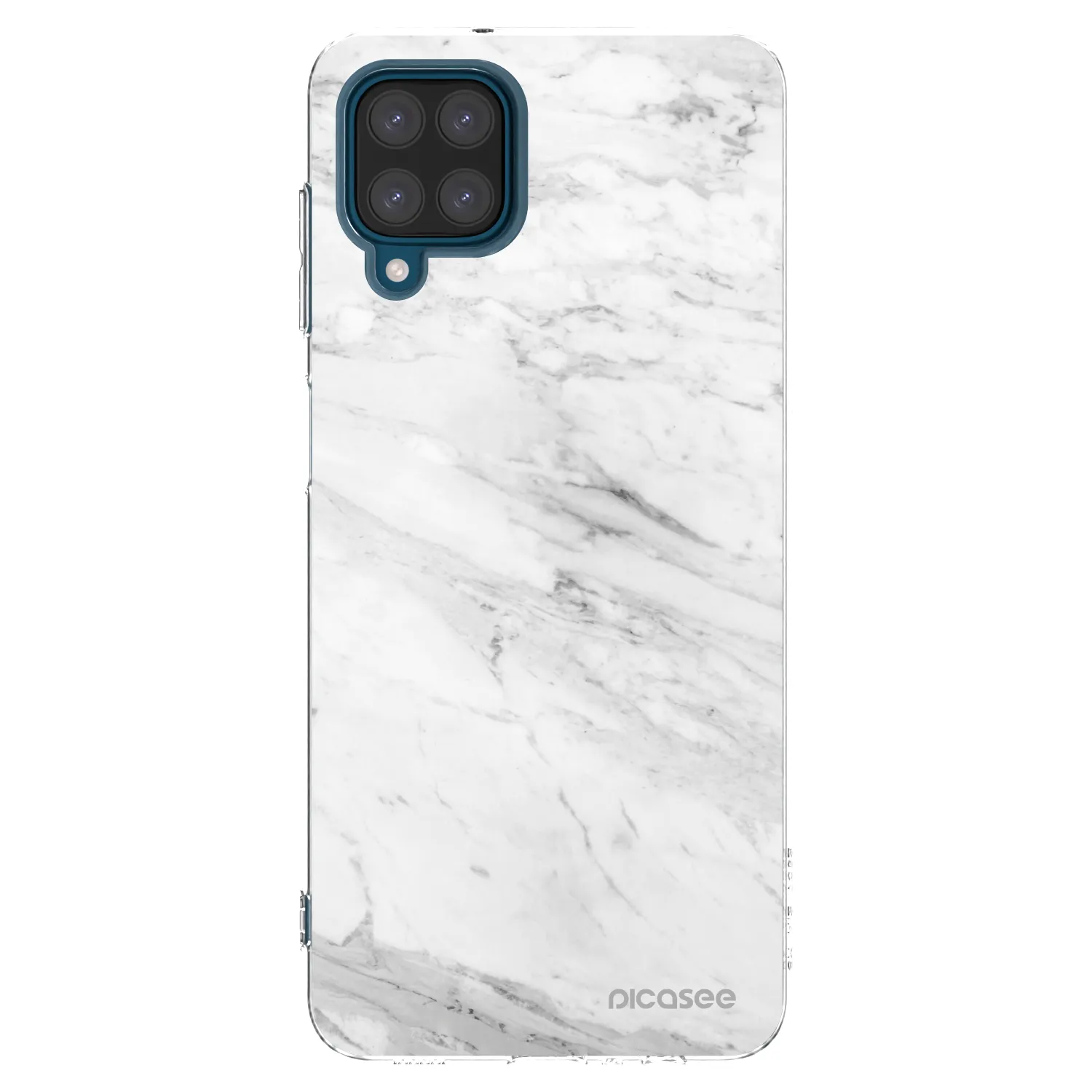 Silikónový prehľadný obal pre Samsung Galaxy A12 A125F - White marble