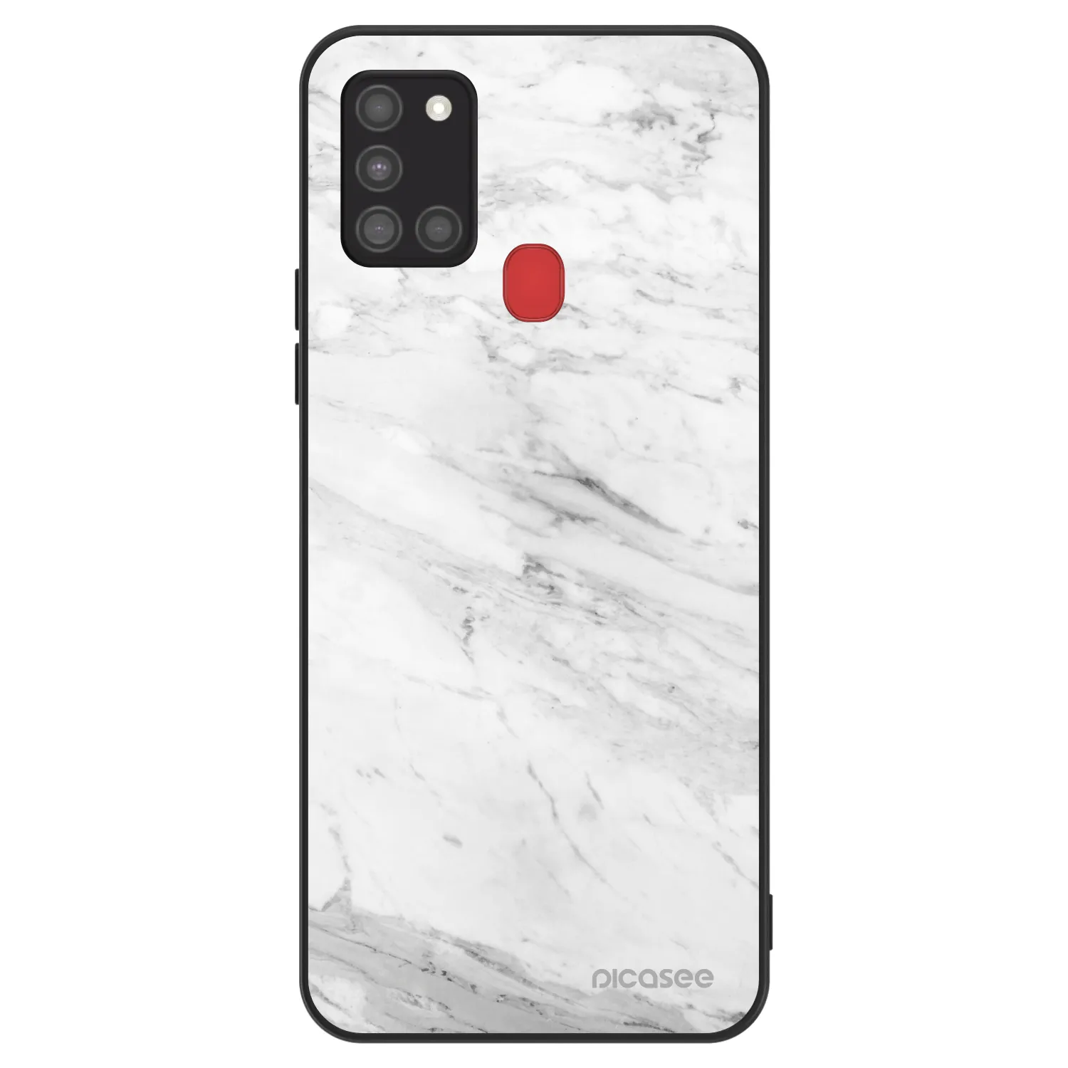 Picasee ULTIMATE CASE pro Samsung Galaxy A21s - White marble