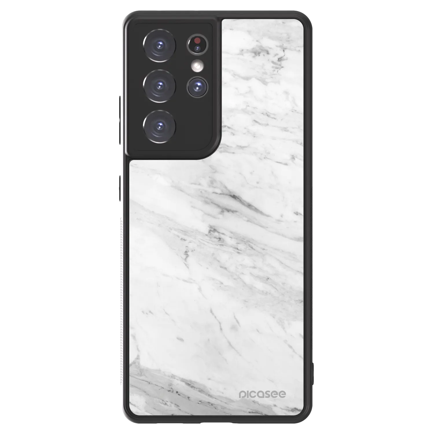 Picasee ULTIMATE CASE pro Samsung Galaxy S21 Ultra 5G G998B - White marble