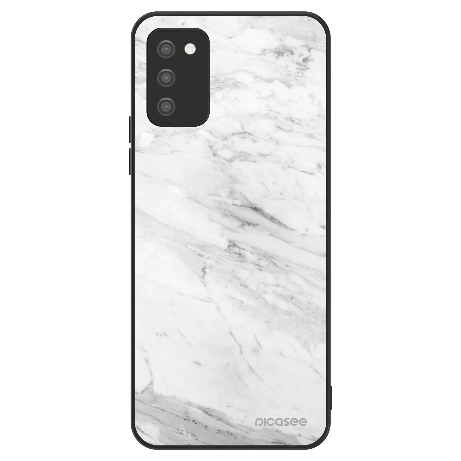 Picasee ULTIMATE CASE pro Samsung Galaxy A02s A025G - White marble