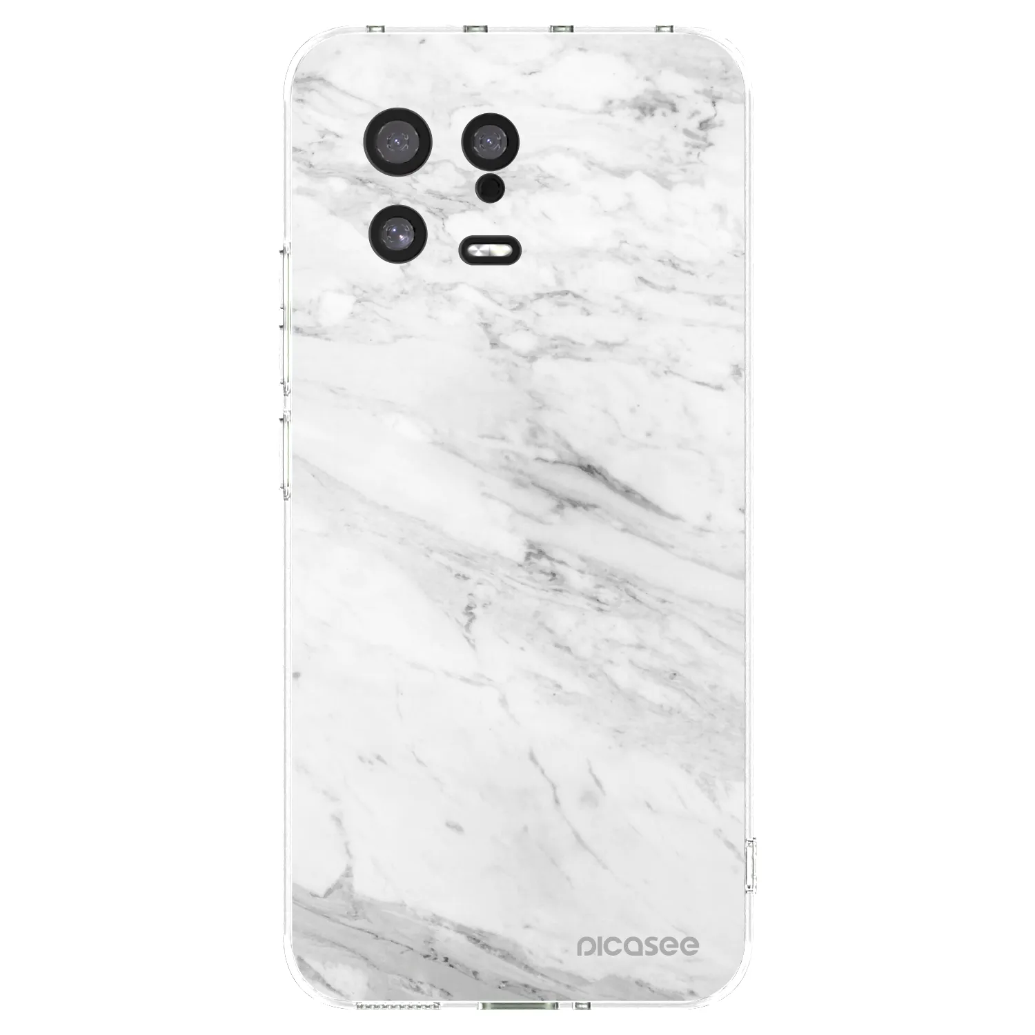 Silikónový prehľadný obal pre Xiaomi 13 - White marble