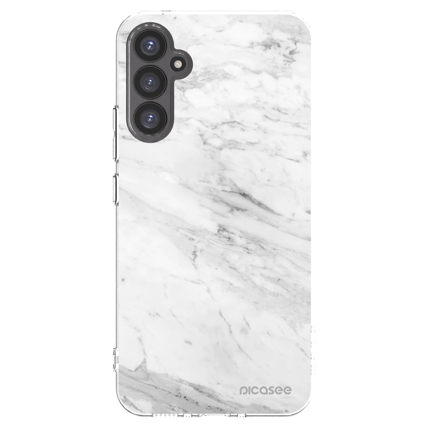 Picasee silikónový prehľadný obal pre Samsung Galaxy A34 5G A346B - White marble