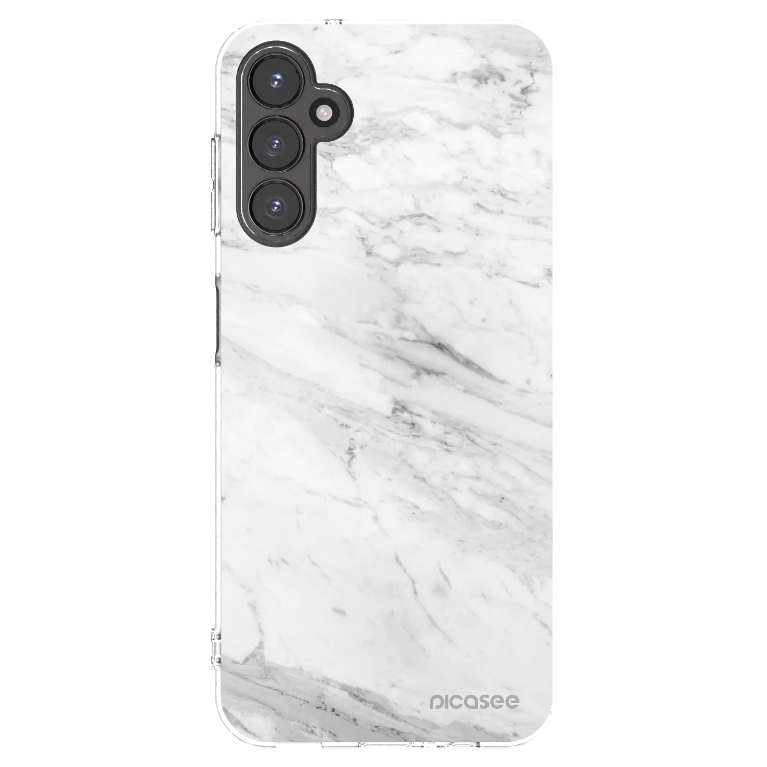 Picasee silikónový prehľadný obal pre Samsung Galaxy A14 5G A146P - White marble