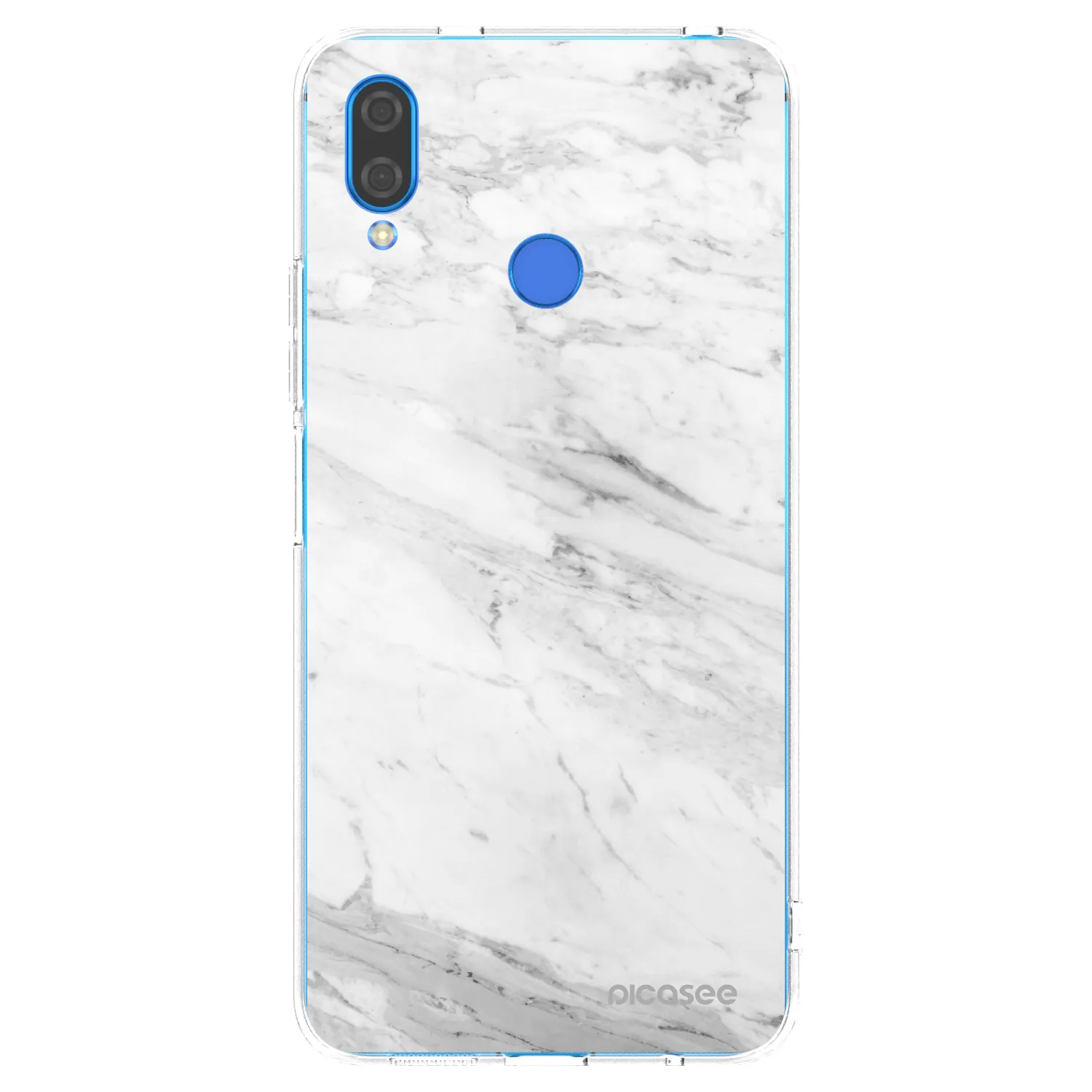 Silikónový prehľadný obal pre Huawei Nova 3i - White marble