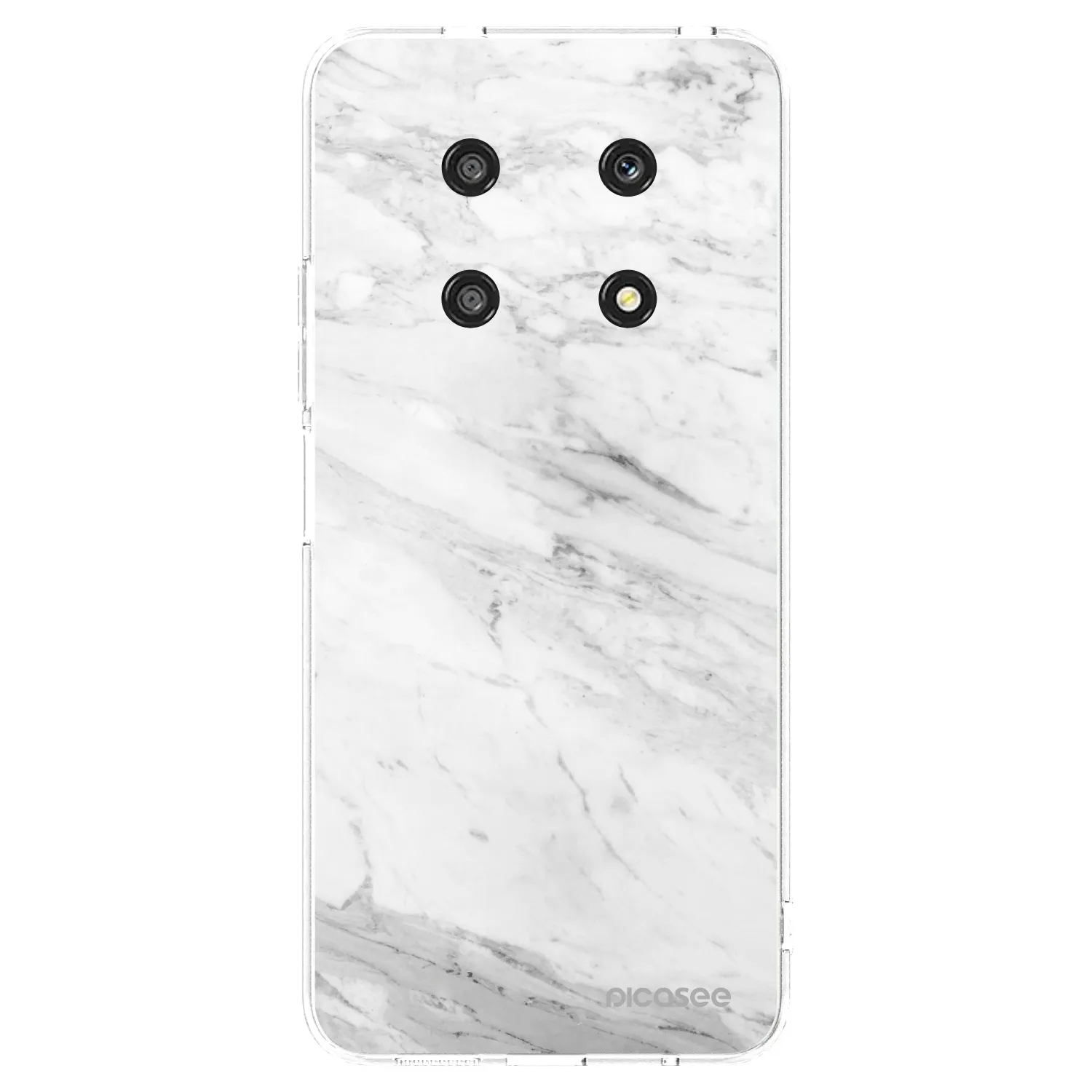 Picasee silikónový prehľadný obal pre Honor Magic4 Lite 5G - White marble