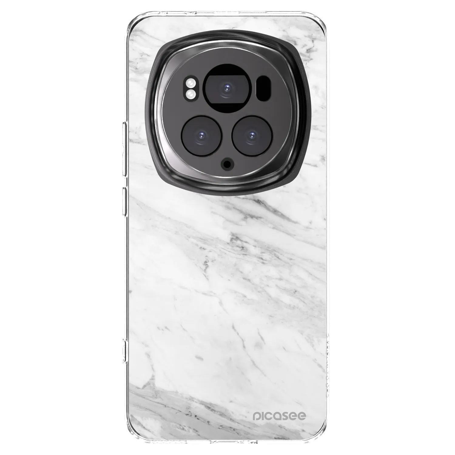 Picasee silikónový prehľadný obal pre Honor Magic6 Pro - White marble