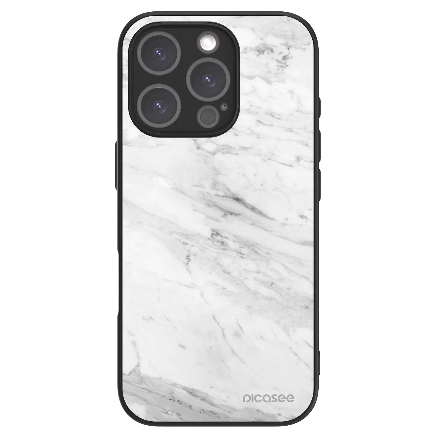 Picasee ULTIMATE CASE pro Apple iPhone 16 Pro - White marble