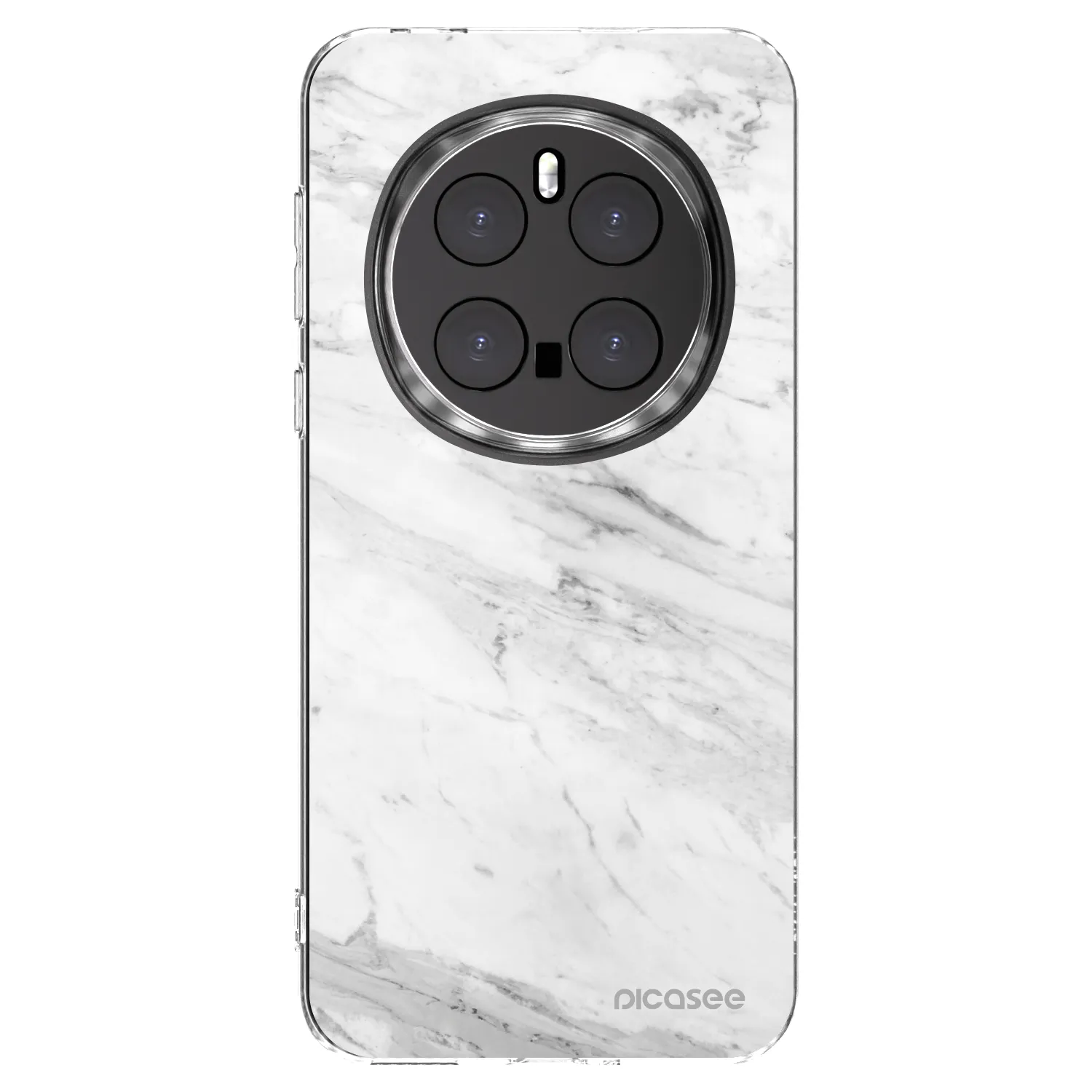 Picasee silikónový prehľadný obal pre Honor Magic7 Pro 5G - White marble