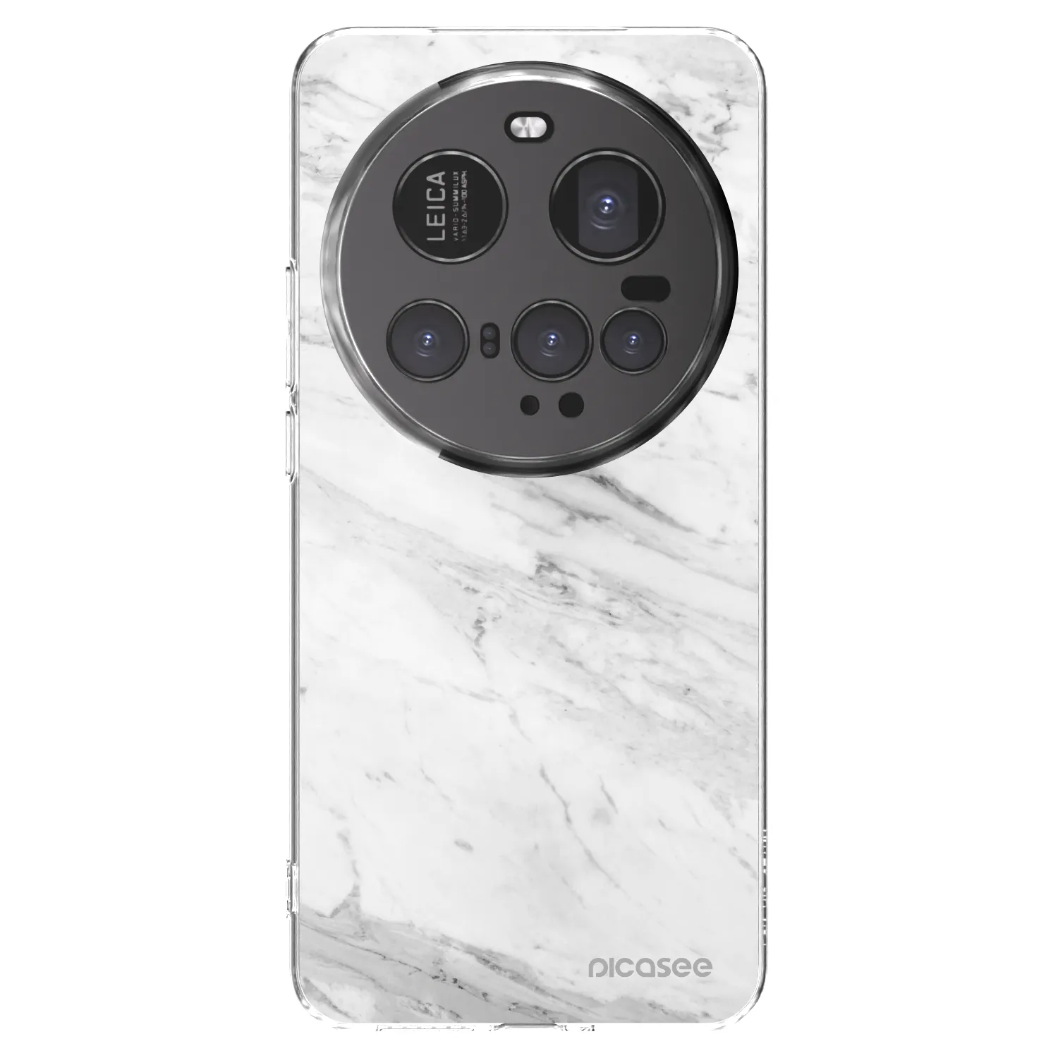 Picasee silikónový prehľadný obal pre Xiaomi 15 Ultra - White marble