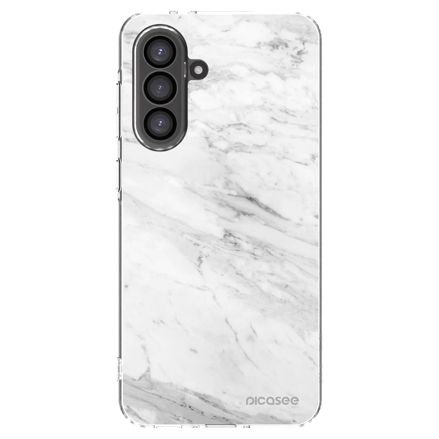 Picasee silikónový prehľadný obal pre Samsung Galaxy A56 5G A566B - White marble